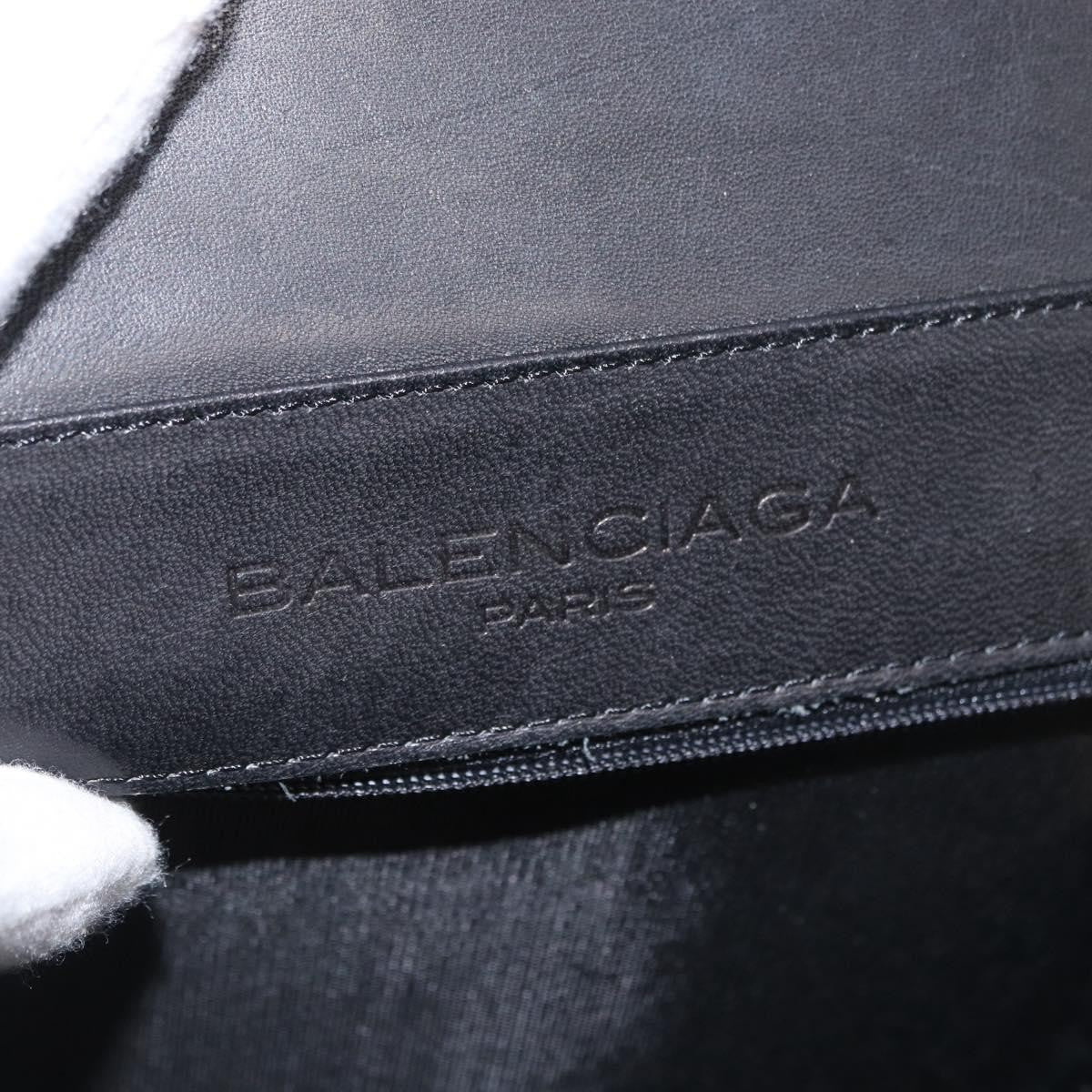 Balenciaga Vintage Handbag Leather Black Leather Hand