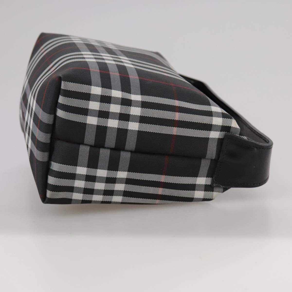 Burberry Nova Check Handbag Nylon Black Nylon Handbag