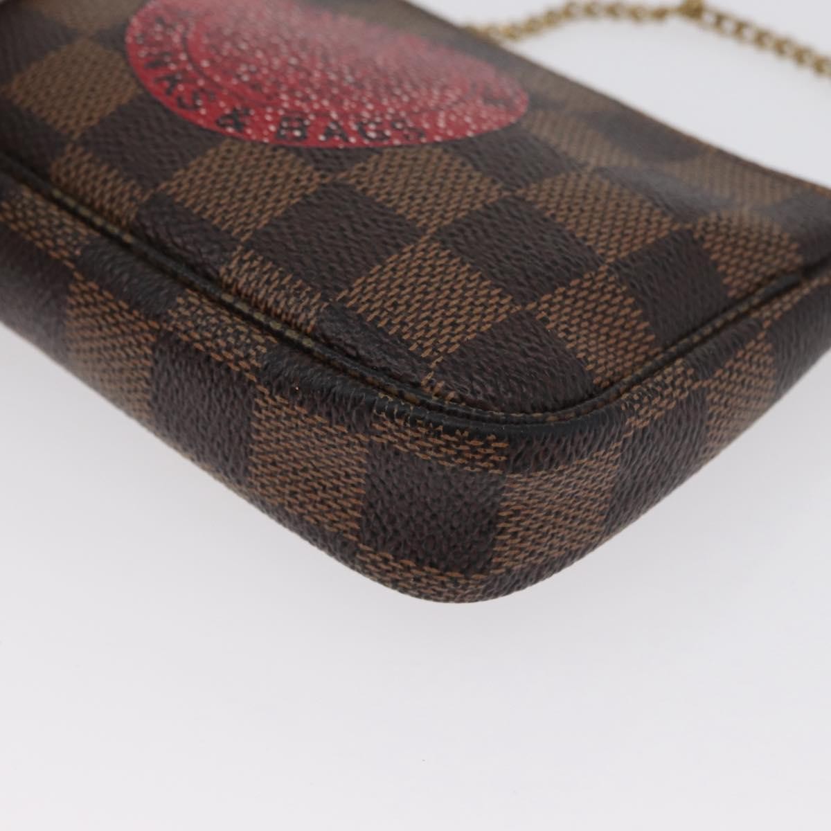Louis Vuitton Pochette Accessoires Limited Edition Damier Brown Canvas Clutche & Pouche Bag