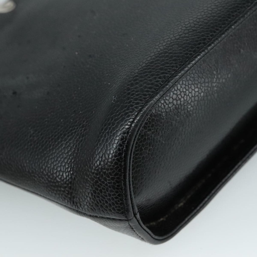 Chanel Vintage Tote Leather Black Leather Tote Bag Bag