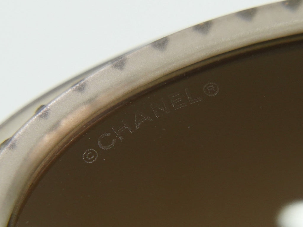 Chanel Logo Cc Sunglasses Plastic Gray Plastic Sunglasse Accessory