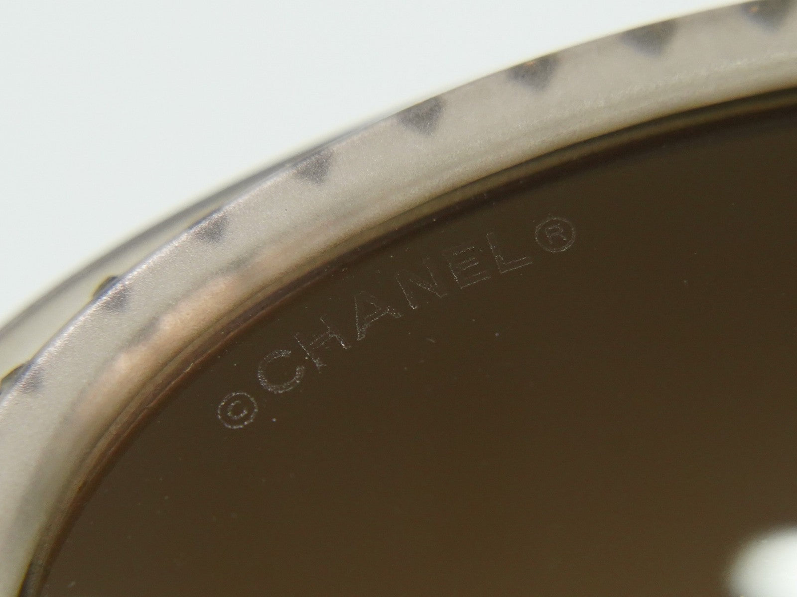 Chanel Logo Cc Sunglasses Plastic Gray Plastic Sunglasse Accessory