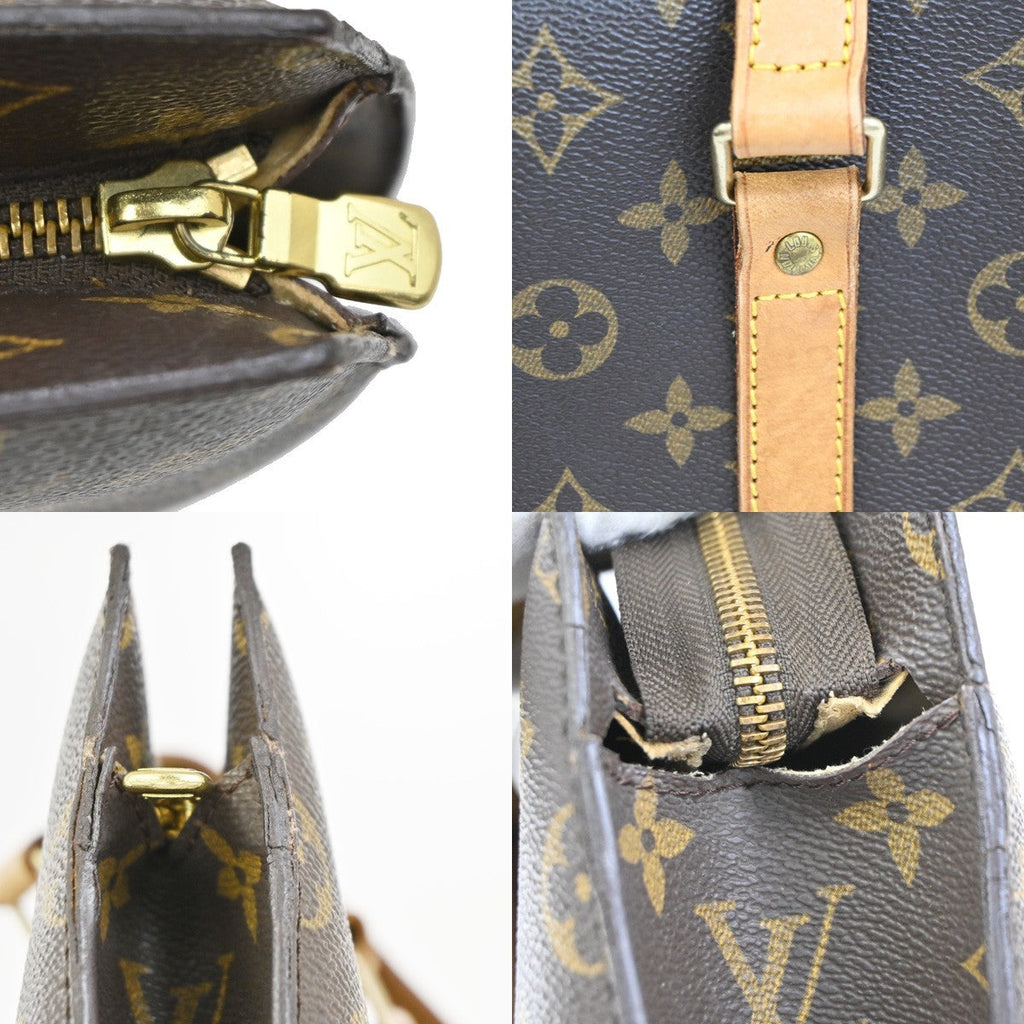 Louis Vuitton Babylone Handbag Monogram Canvas Brown Canvas Shoulder Bag
