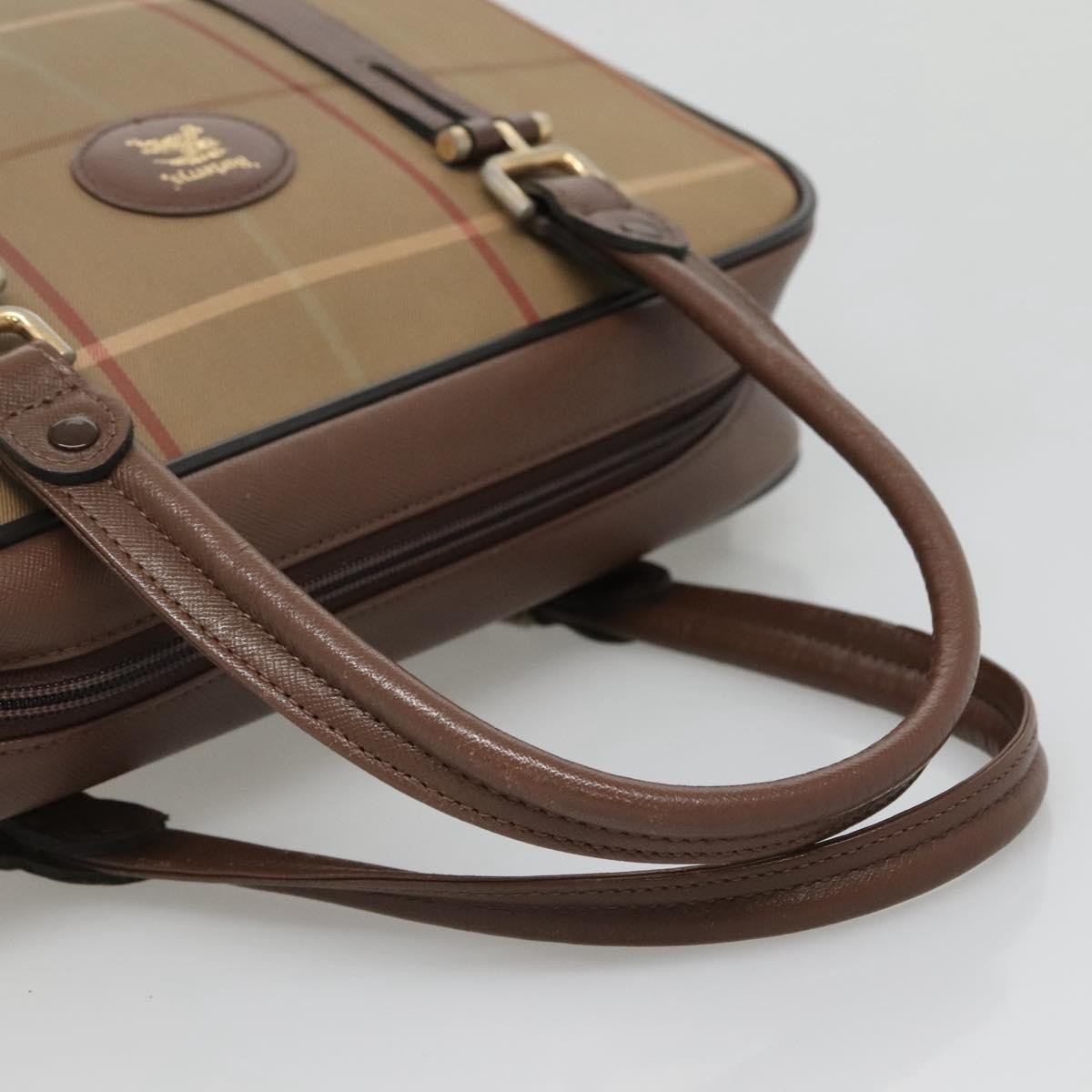 Burberry Nova Check Handbag Nova Check Canvas Beige Canvas Handbag