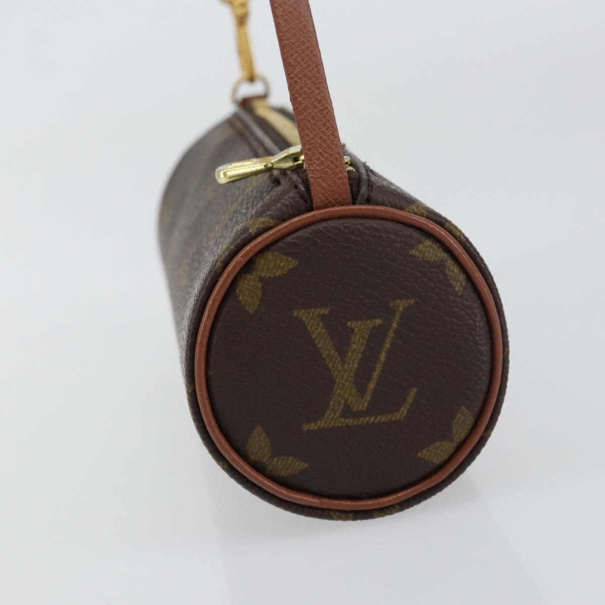 Louis Vuitton Papillon Pochette Monogram Canvas Brown Canvas Clutche & Pouche Bag