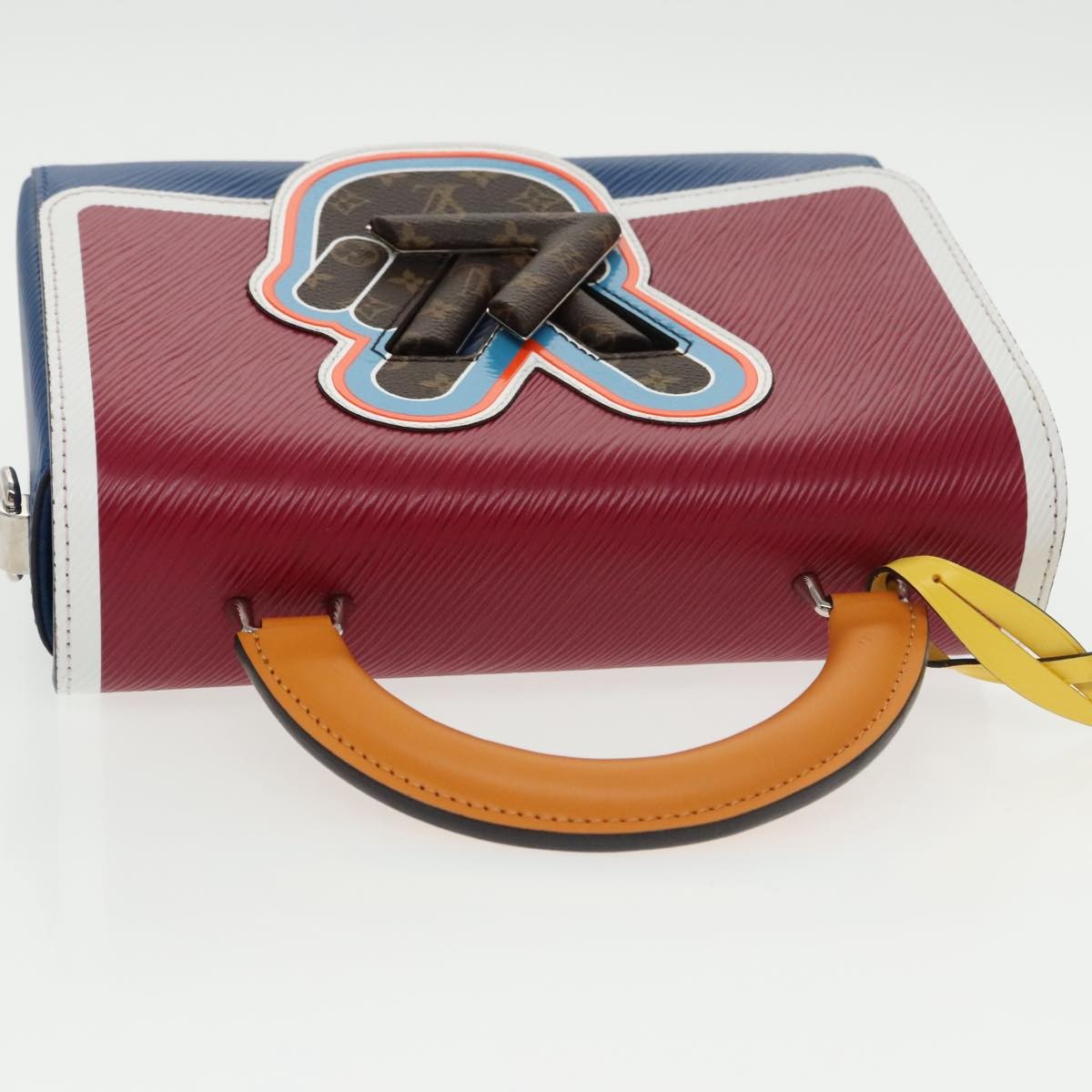 Louis Vuitton Twist Top Handle Bag Limited Edition Peace Love Epi And Monogram Canvas Multicolour Leather Bag