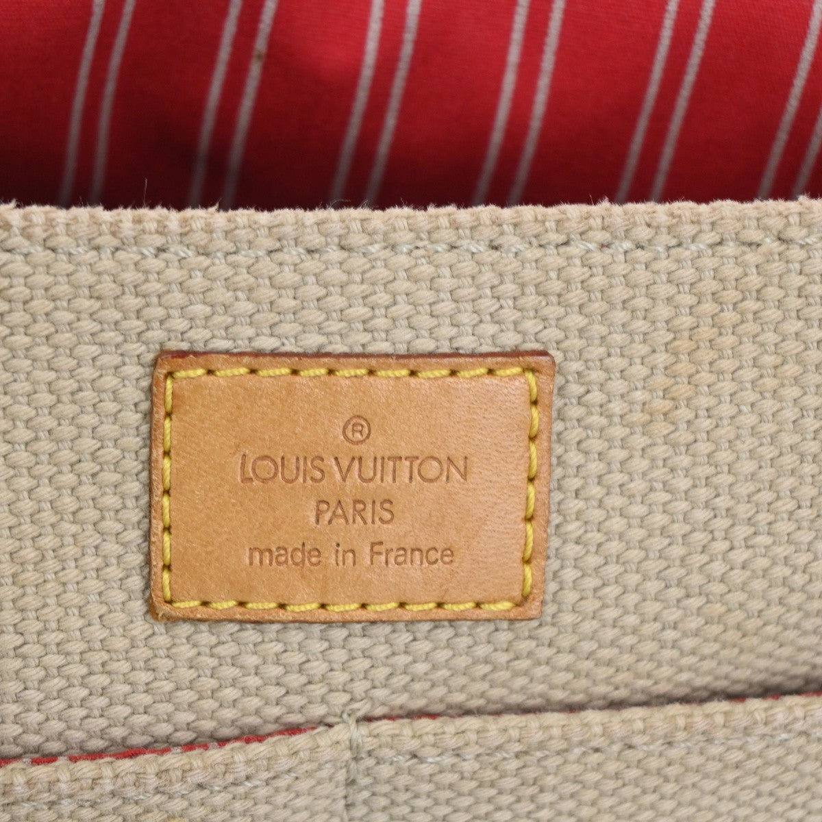 Louis Vuitton Antigua Besace Messenger Bag Canvas Beige Canvas Shoulder Bag