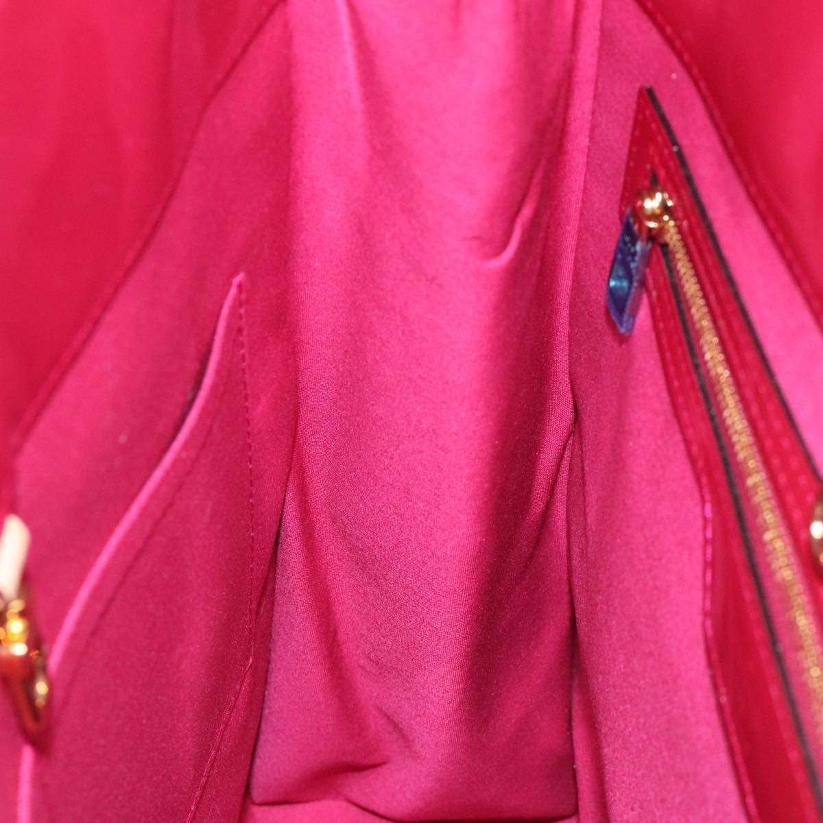 Louis Vuitton Catalina Handbag Monogram Vernis Pink Patent_Leather Bag