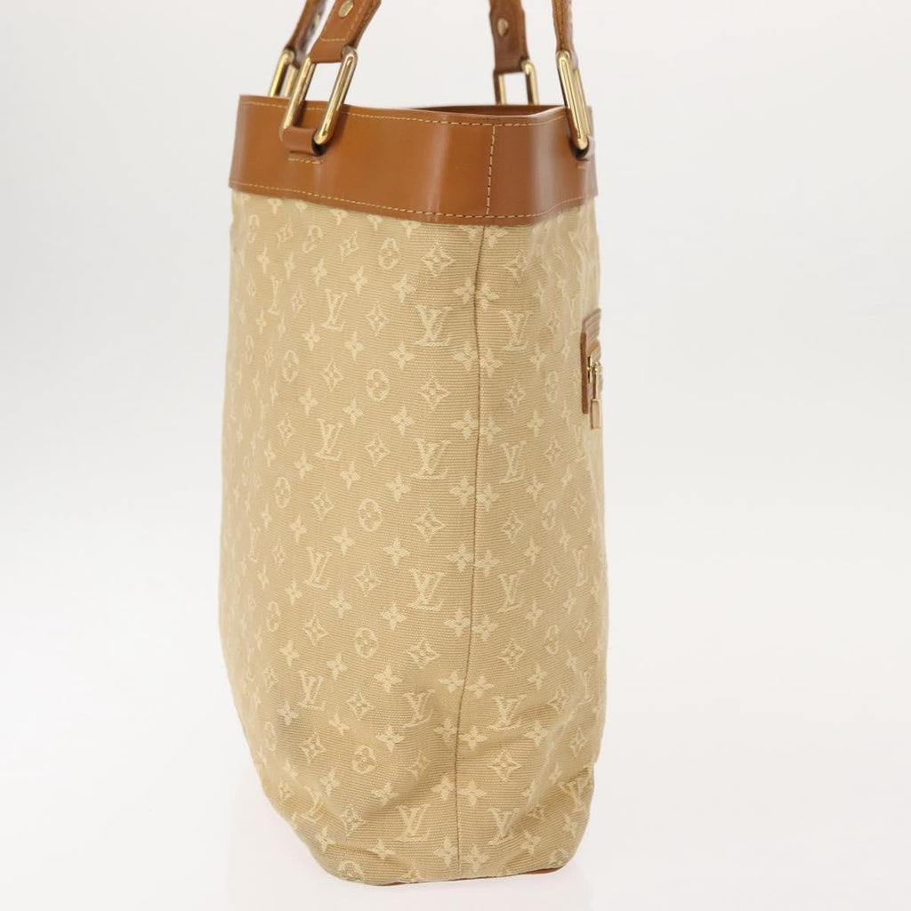 Louis Vuitton Lucille Handbag Mini Lin Beige Canvas Tote Bag