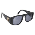 Chanel Logo Cc Sunglasses Plastic Black Plastic Sunglasse Accessory