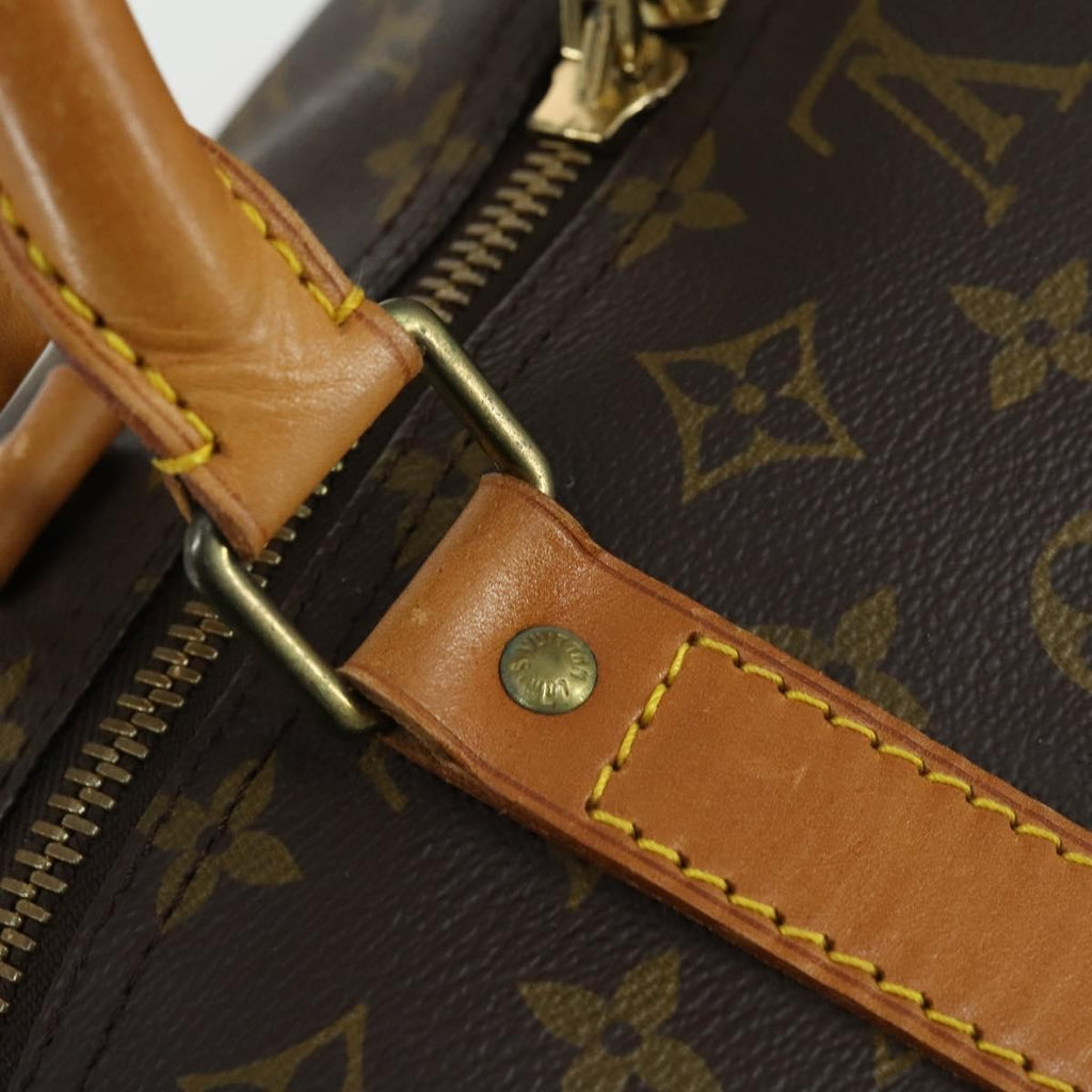 Louis Vuitton Keepall Bag Monogram Canvas Brown Canvas Travel Bag
