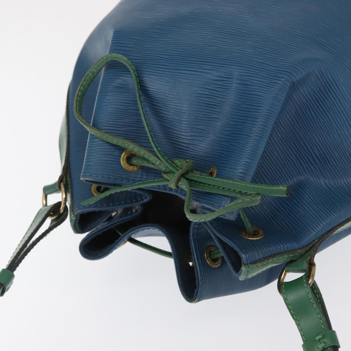 Louis Vuitton Bicolor Noe Handbag Epi Leather Blue Leather Shoulder Bag