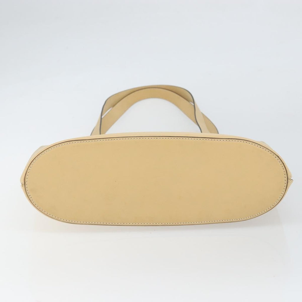 Celine Vintage Shoulder Bag Leather Beige Leather Shoulder Bag Bag