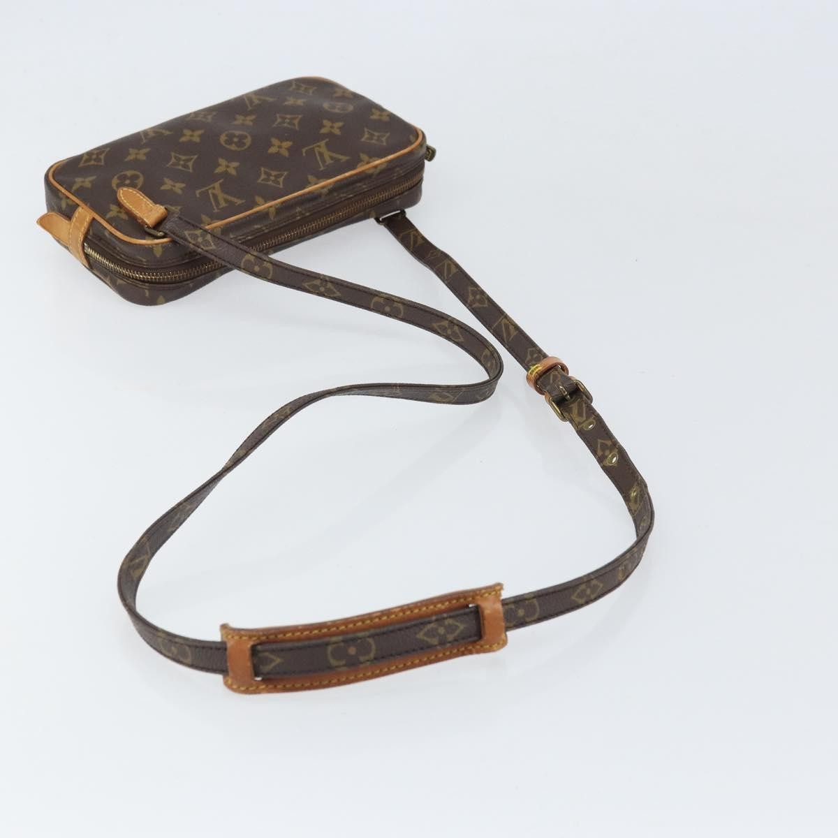 Louis Vuitton Pochette Marly Bandouliere Bag Monogram Canvas Brown Canvas Shoulder Bag