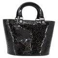 Chanel Cc No.5 Shopping Tote Perforated Patent Black Patent_Leather Tote Bag Bag