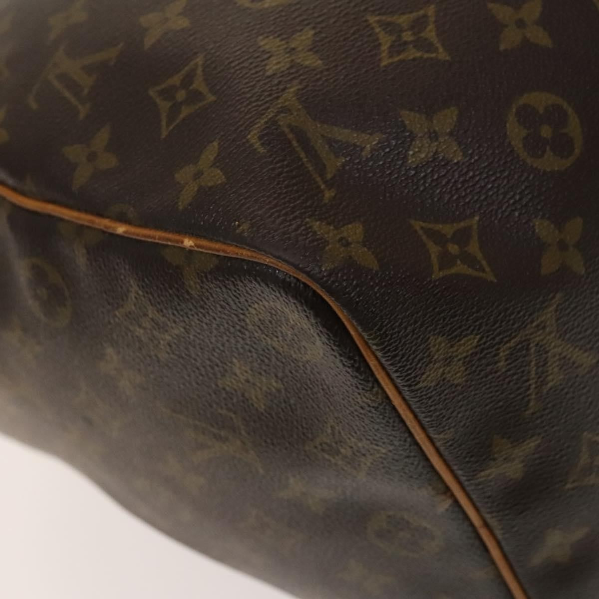 Louis Vuitton Keepall Bag Monogram Canvas Brown Canvas Travel Bag