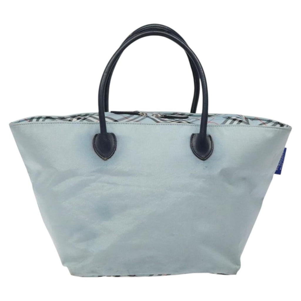 Burberry Nova Check Blue Label Nylon Blue Nylon Handbag