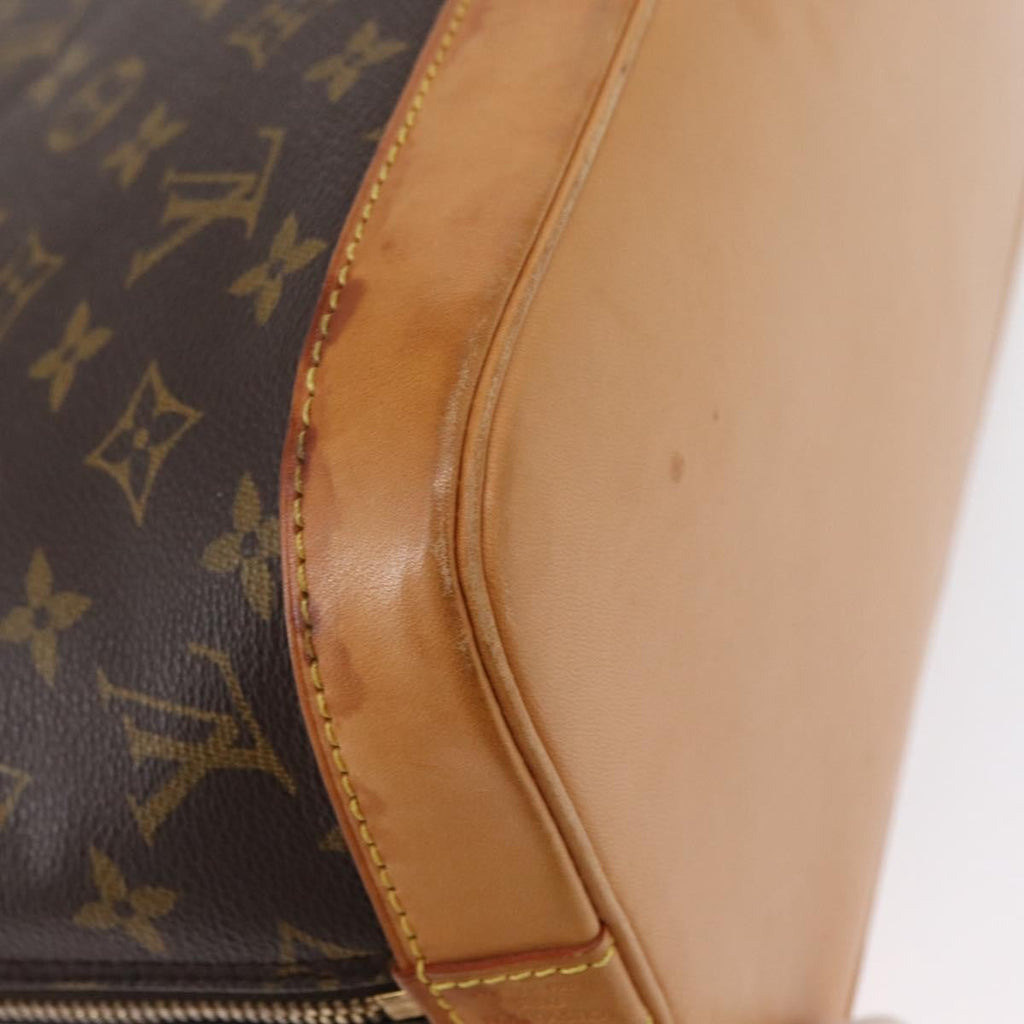 Louis Vuitton Alma Handbag Monogram Canvas Brown Canvas Handbag