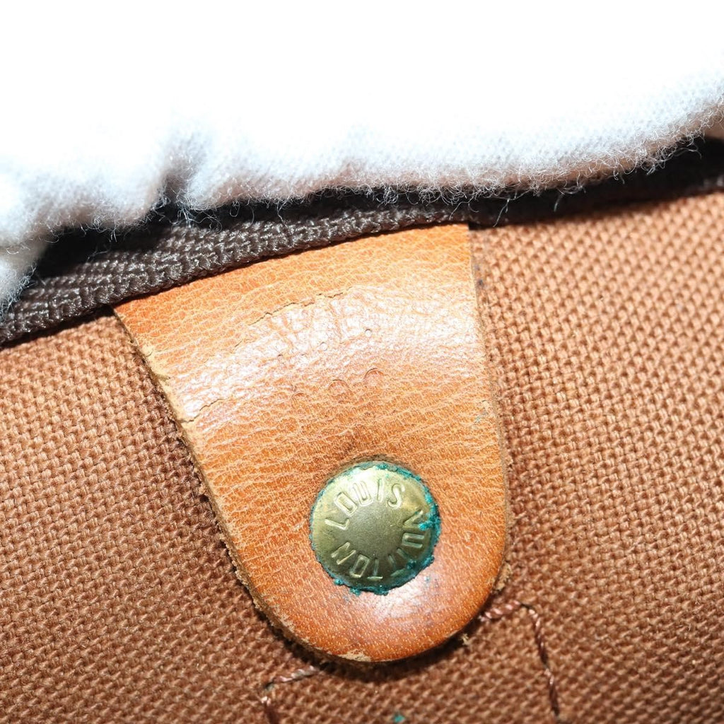 Louis Vuitton Keepall Bag Monogram Canvas Brown Canvas Travel Bag