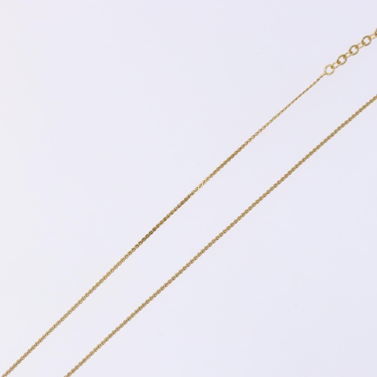 Christian Dior Cd Round Pendant Necklace Metal Gold Metal Necklace Jewelry (Pre-Owned)