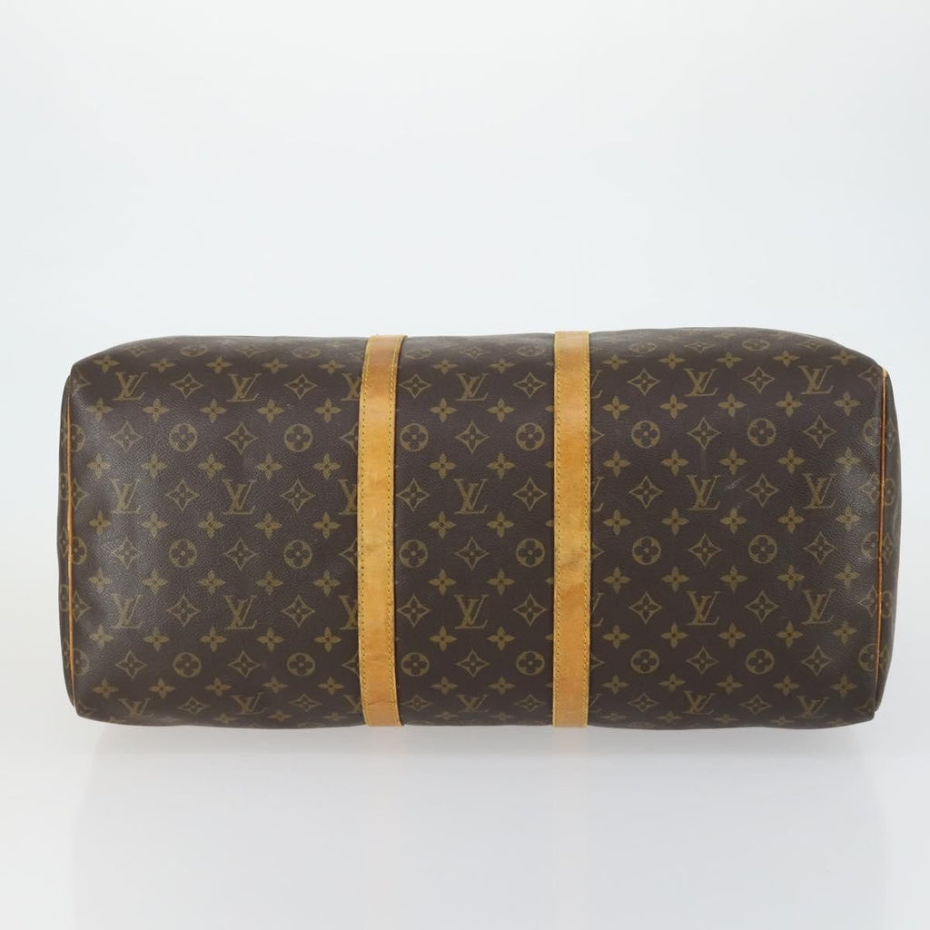 Louis Vuitton Keepall Bag Monogram Canvas Brown Canvas Travel Bag