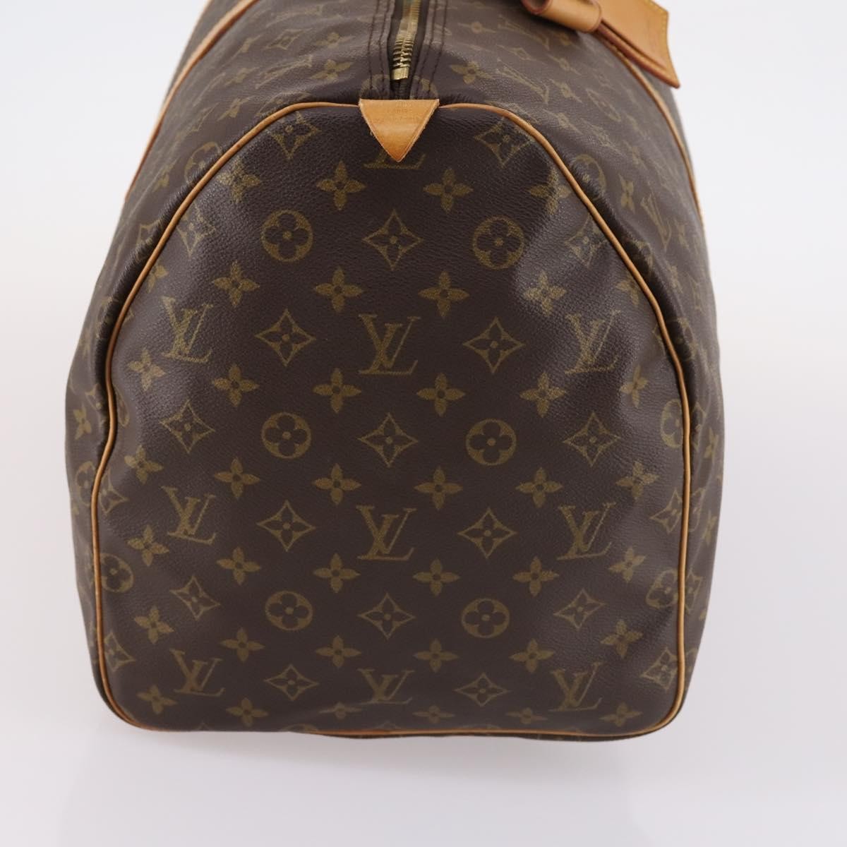 Louis Vuitton Keepall Bag Monogram Canvas Brown Canvas Travel Bag