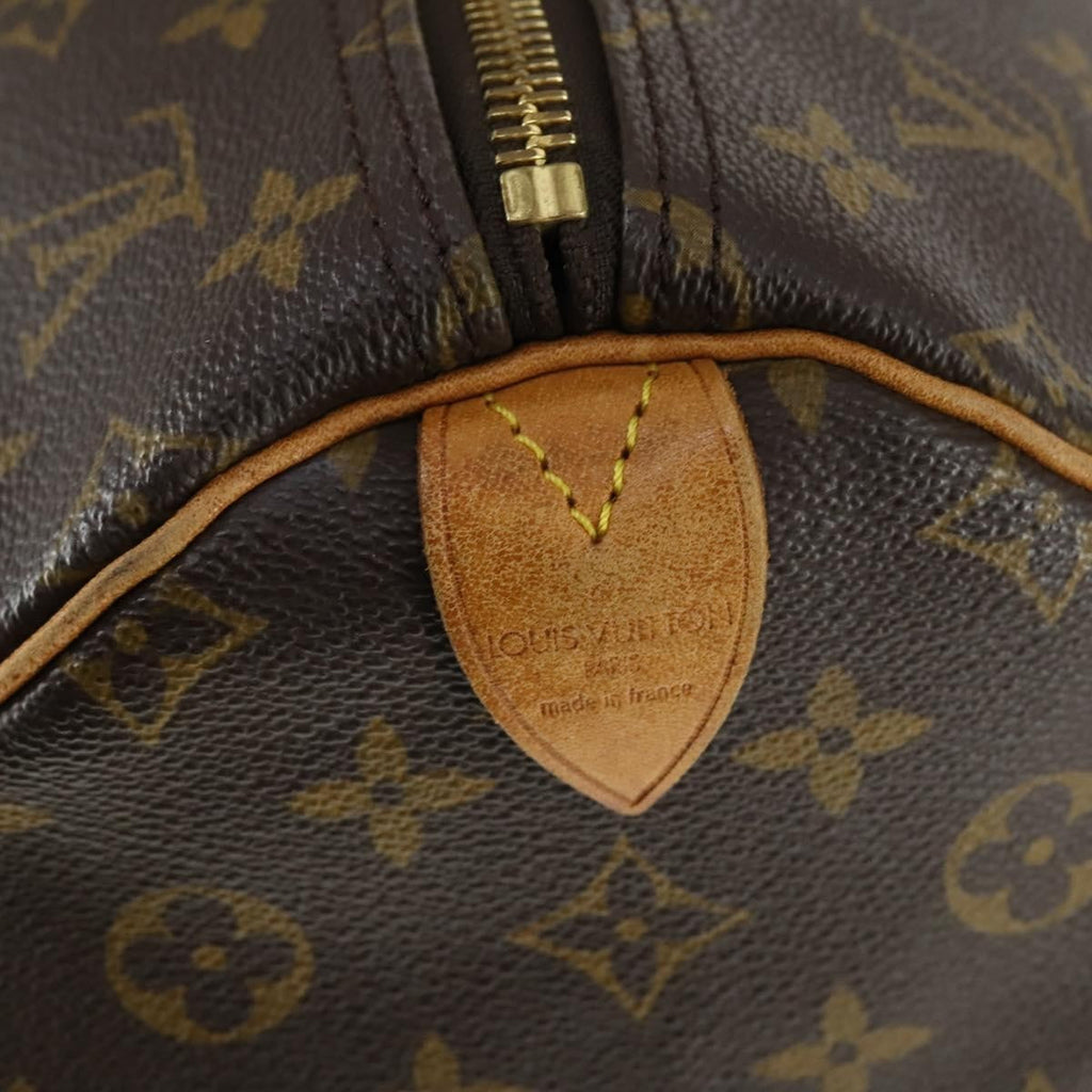 Louis Vuitton Keepall Bag Monogram Canvas Brown Canvas Travel Bag
