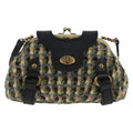 Burberry Blue Label Shoulder Bag Tweed Green Tweed Shoulder Bag