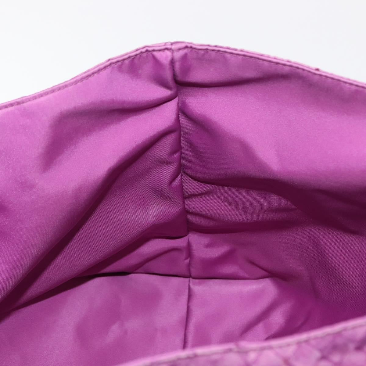 Bottega Veneta Intrecciolusion Tote Printed Nylon Purple Nylon Tote Bag Bag