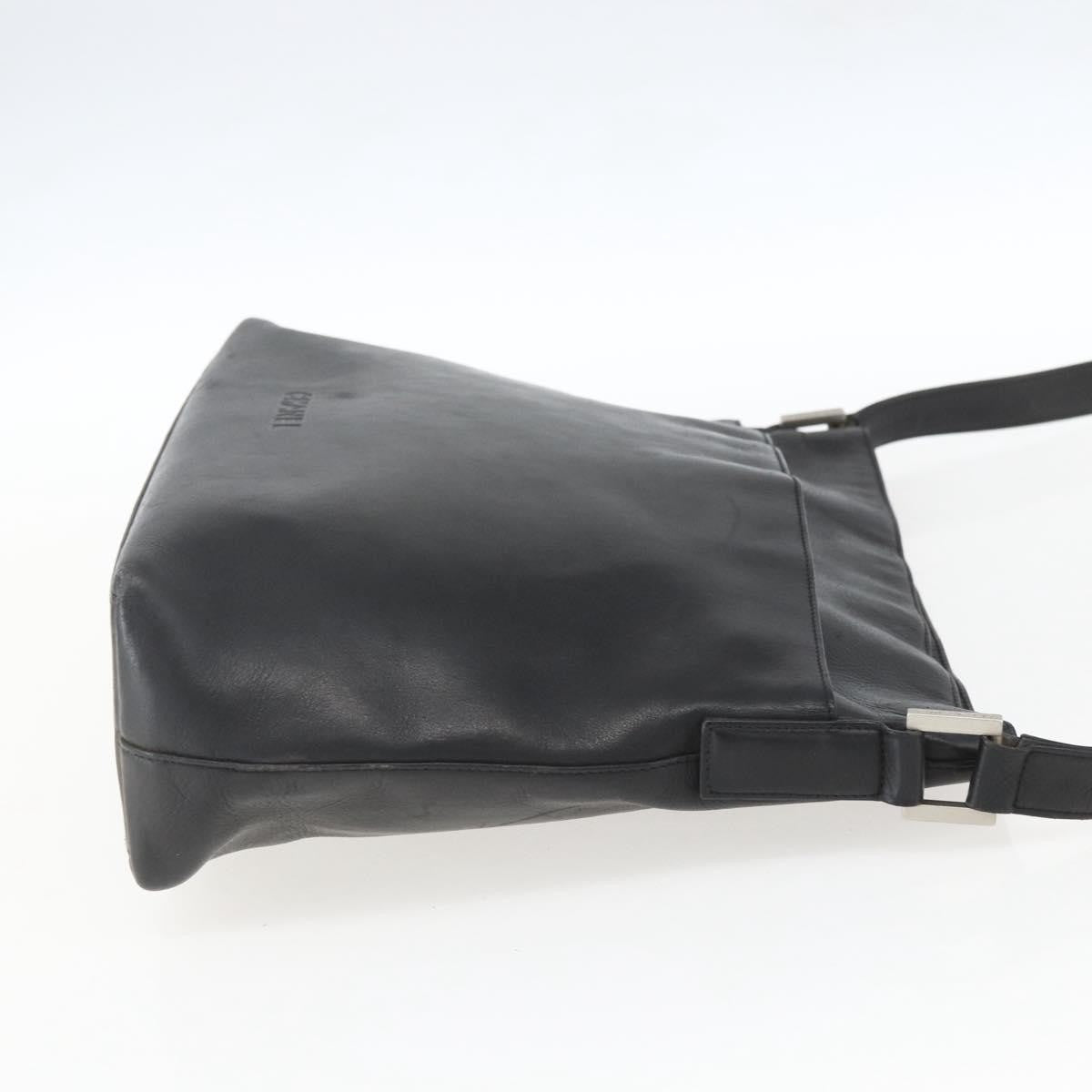 Chanel Vintage Shoulder Bag Leather Black Leather Shoulder Bag Bag