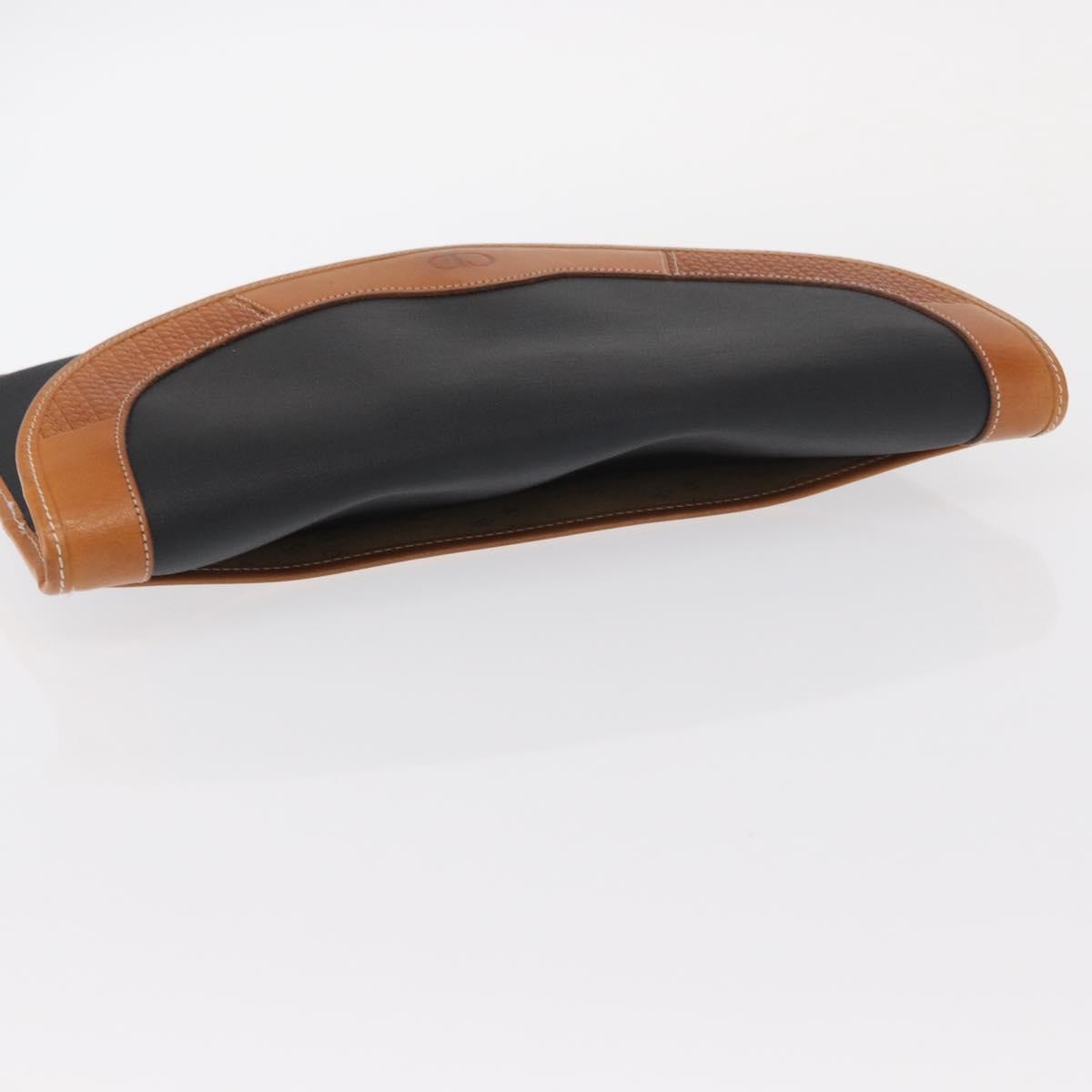 Christian Dior Clutch Bag Leather Black Leather Clutche & Pouche Bag (Pre-Owned)