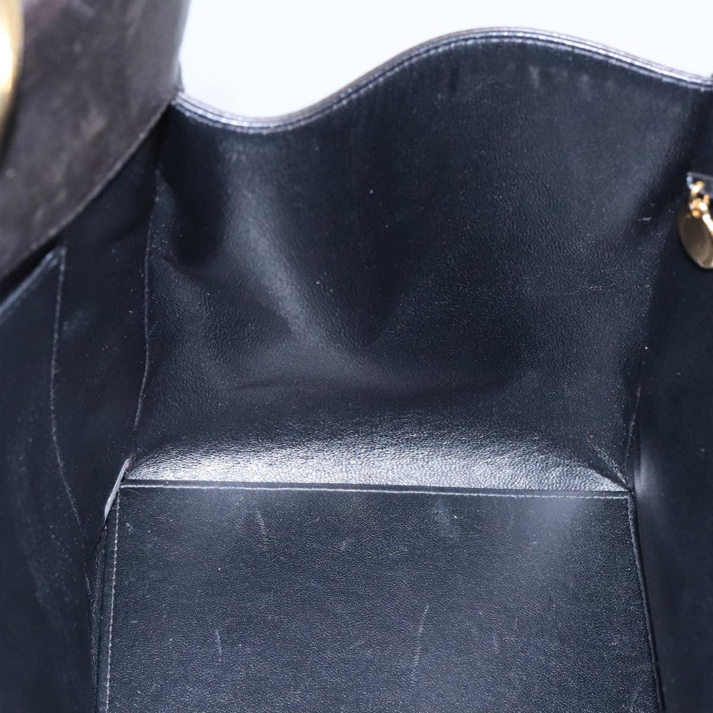 Chanel Vintage Grand Shopping Tote Quilted Lambskin Black Leather Tote Bag Bag