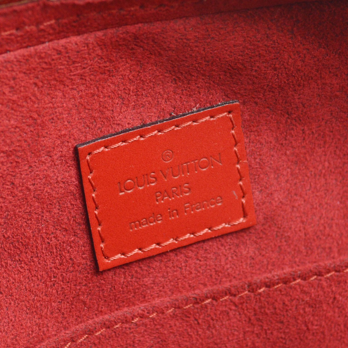 Louis Vuitton Jasmin Bag Epi Leather Red Leather Handbag