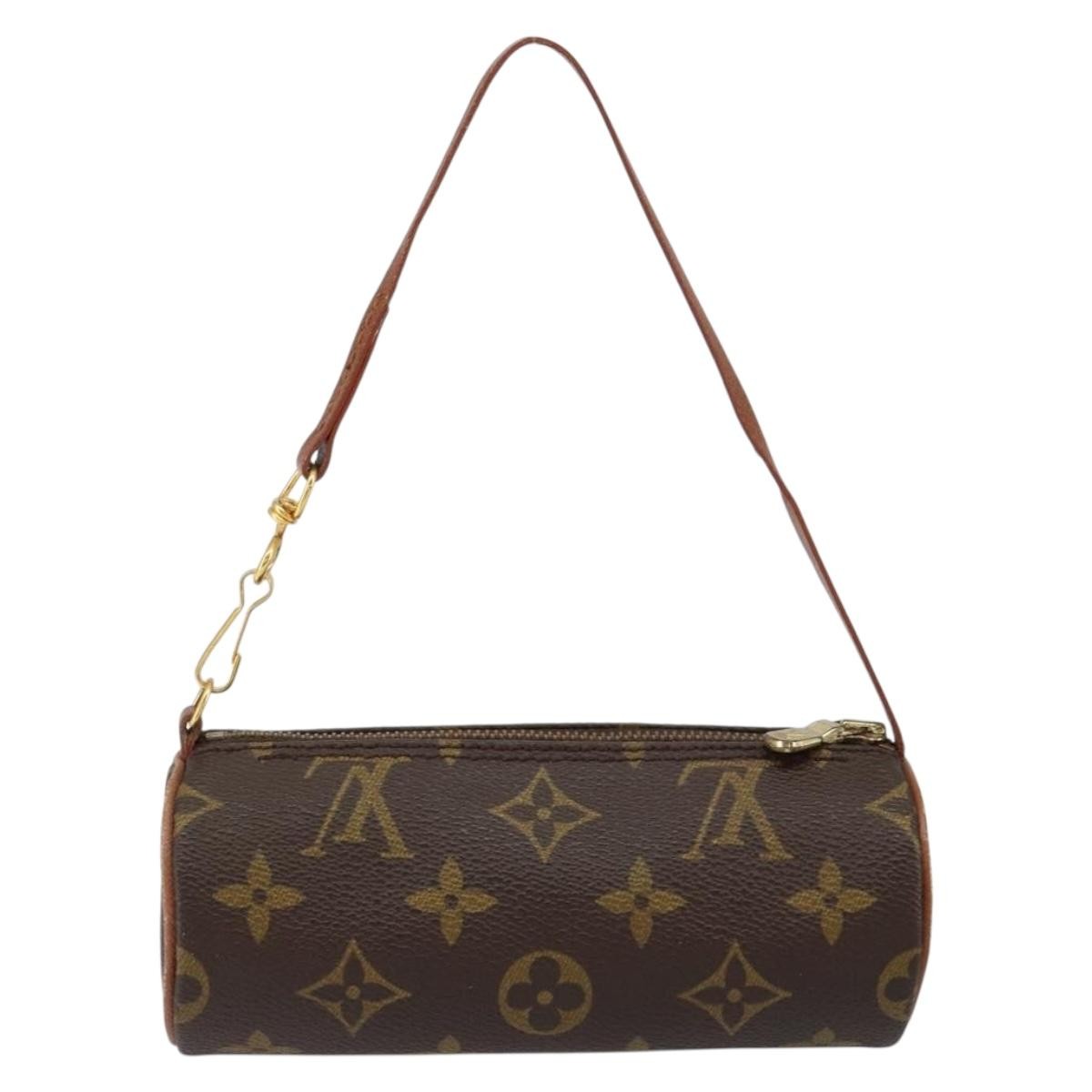 Louis Vuitton Papillon Pochette Monogram Canvas Brown Canvas Clutche & Pouche Bag