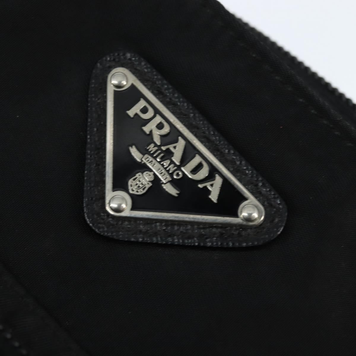 Prada Front Pocket Messenger Bag Tessuto Black Nylon Shoulder Bag Bag