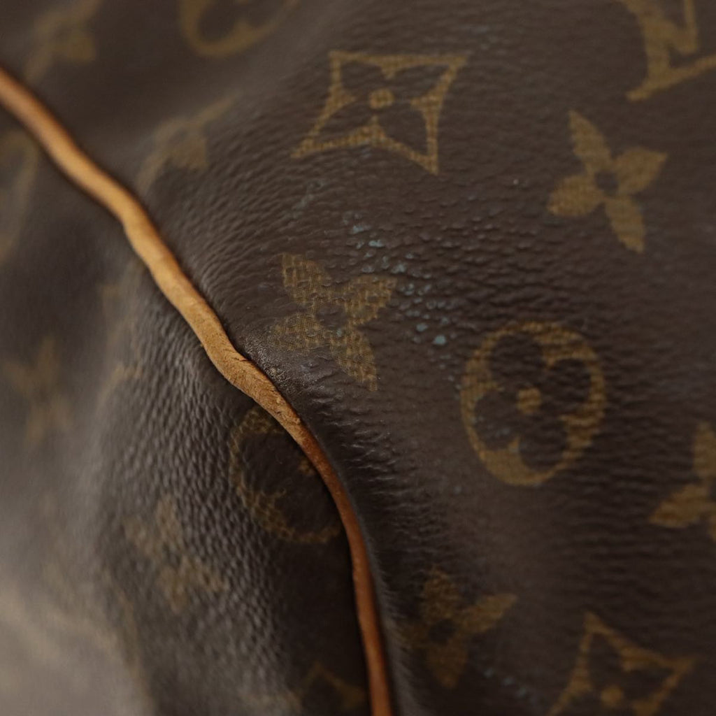 Louis Vuitton Keepall Bag Monogram Canvas Brown Canvas Travel Bag