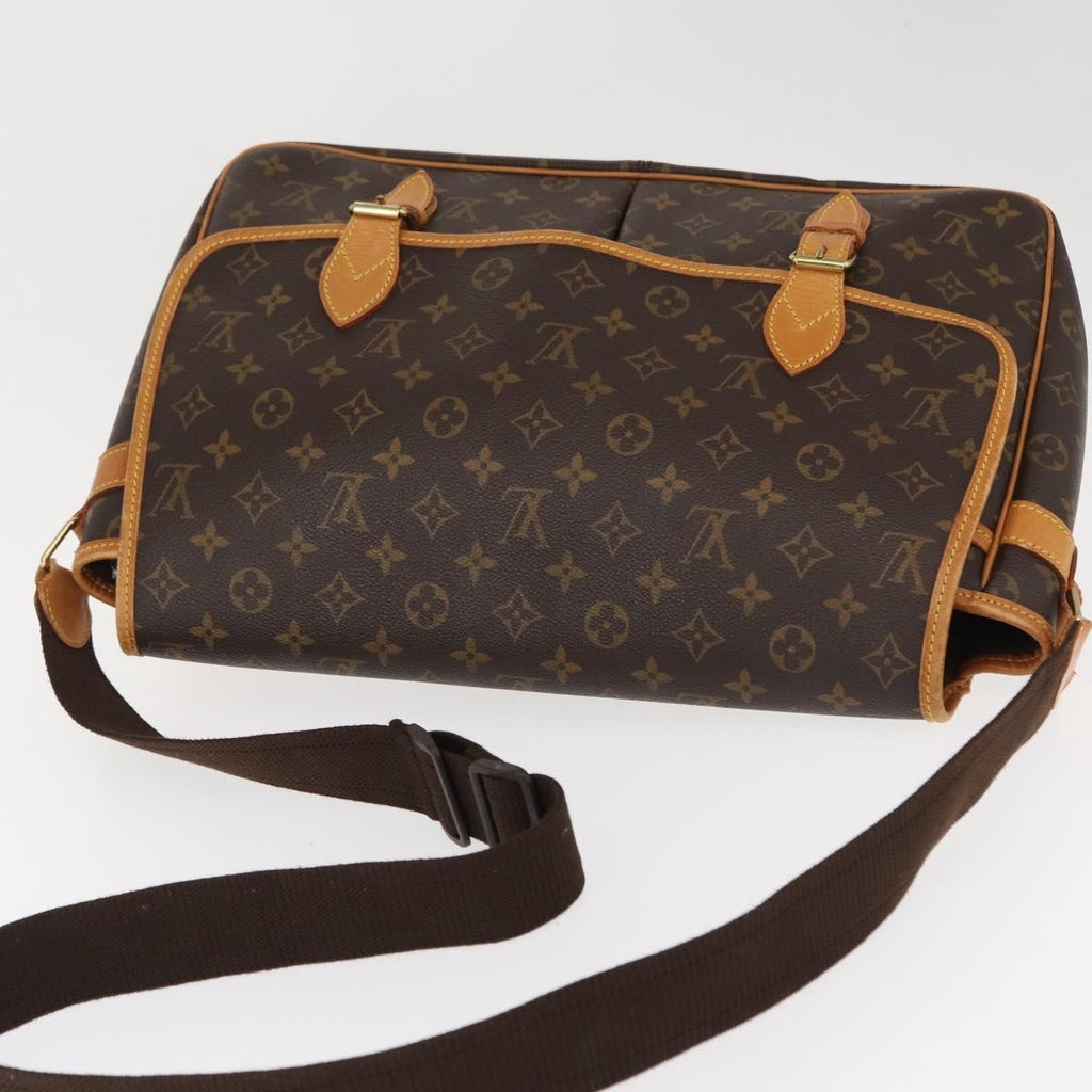 Louis Vuitton Sac Gibeciere Messenger Bag Monogram Canvas Brown Canvas Shoulder Bag
