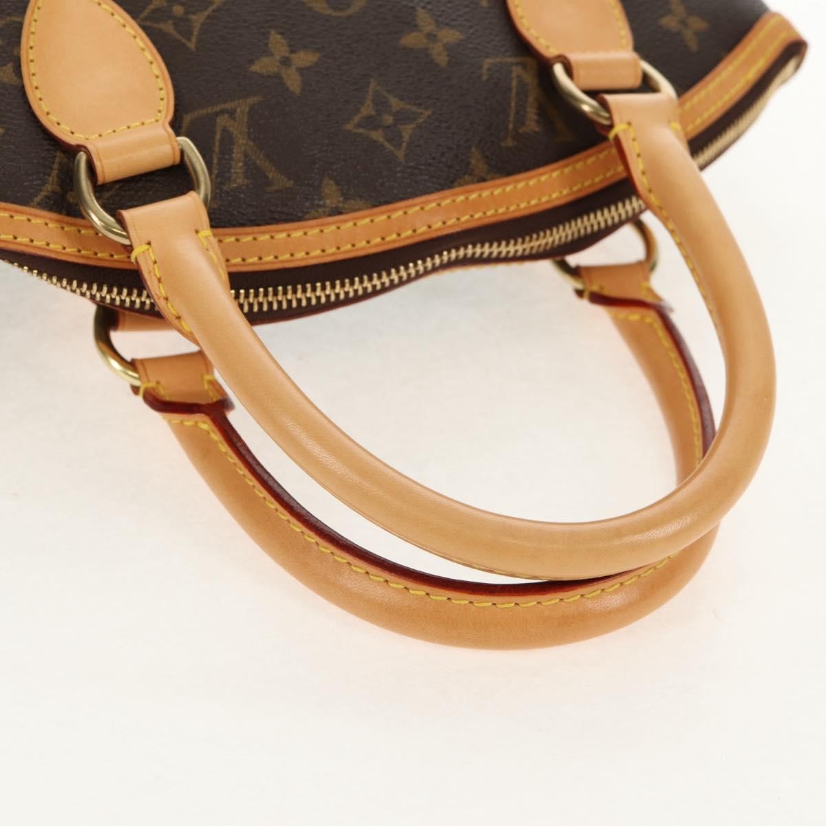 Louis Vuitton Lockit Handbag Monogram Canvas Brown Canvas Handbag