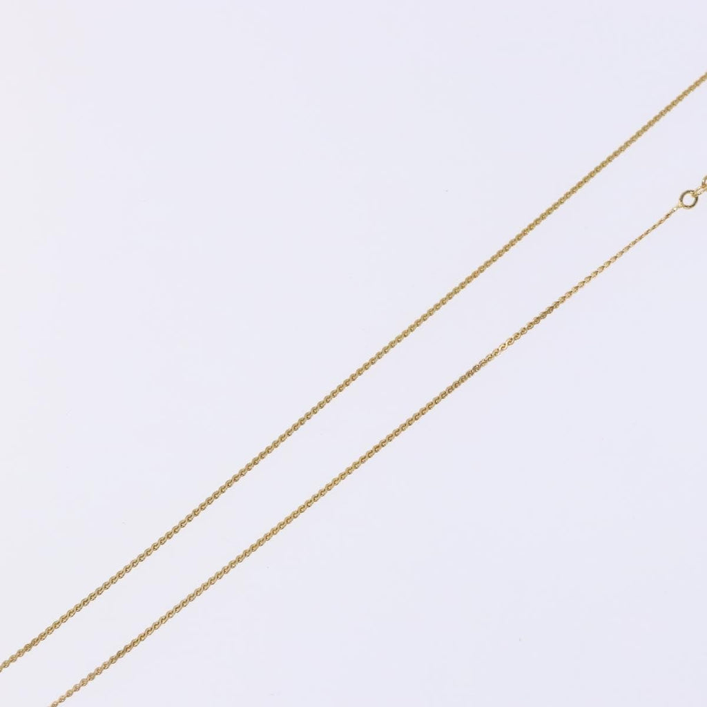 Christian Dior Cd Round Pendant Necklace Metal Gold Metal Necklace Jewelry (Pre-Owned)