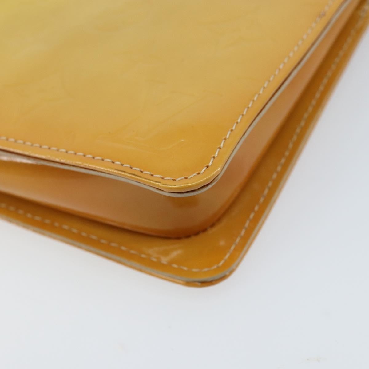 Louis Vuitton Lexington Pochette Patent Leather Beige Patent_Leather Clutche & Pouche Bag