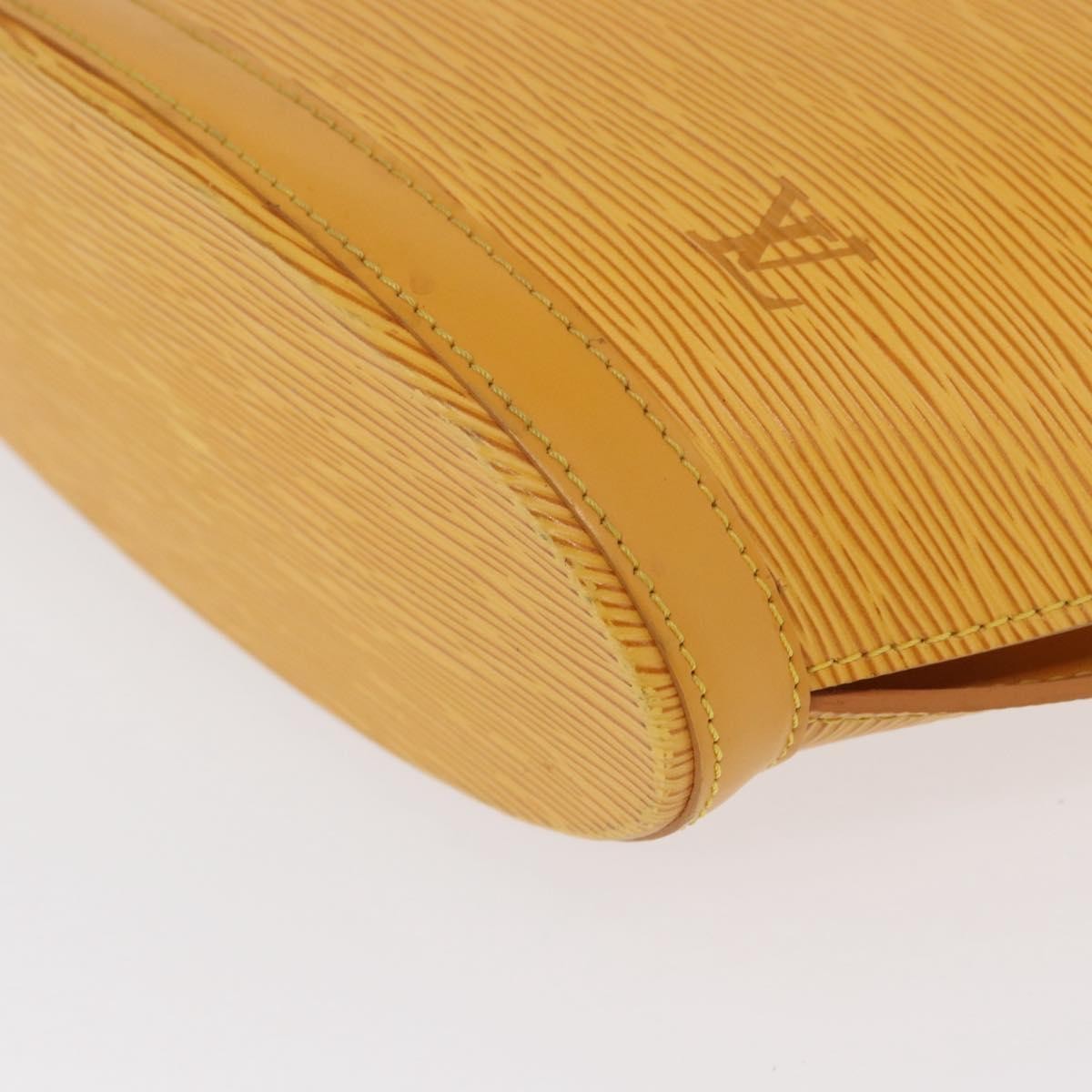 Louis Vuitton Saint Jacques Handbag Epi Leather Yellow Leather Handbag