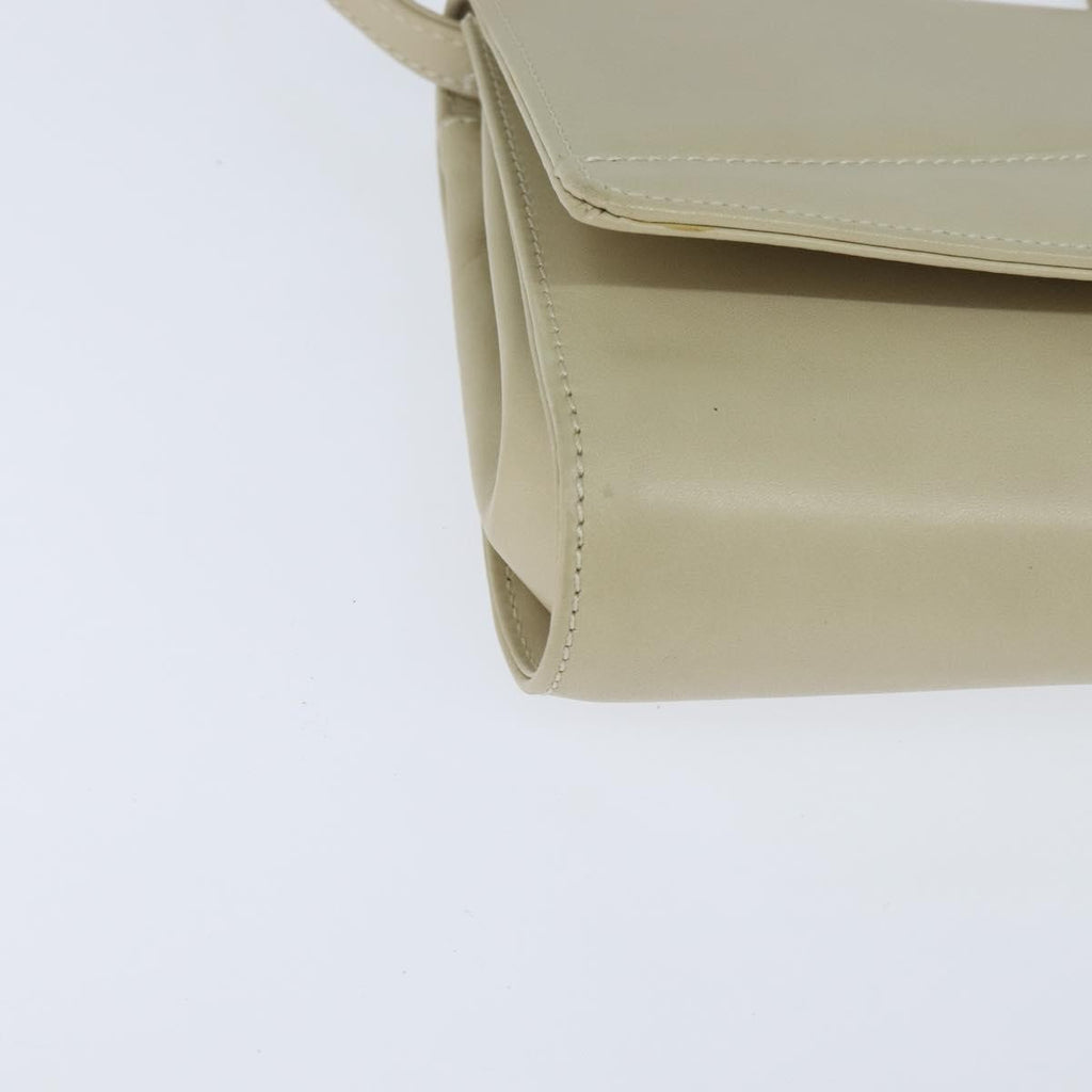 Celine Flap Shoulder Bag Leather Beige Leather Shoulder Bag Bag