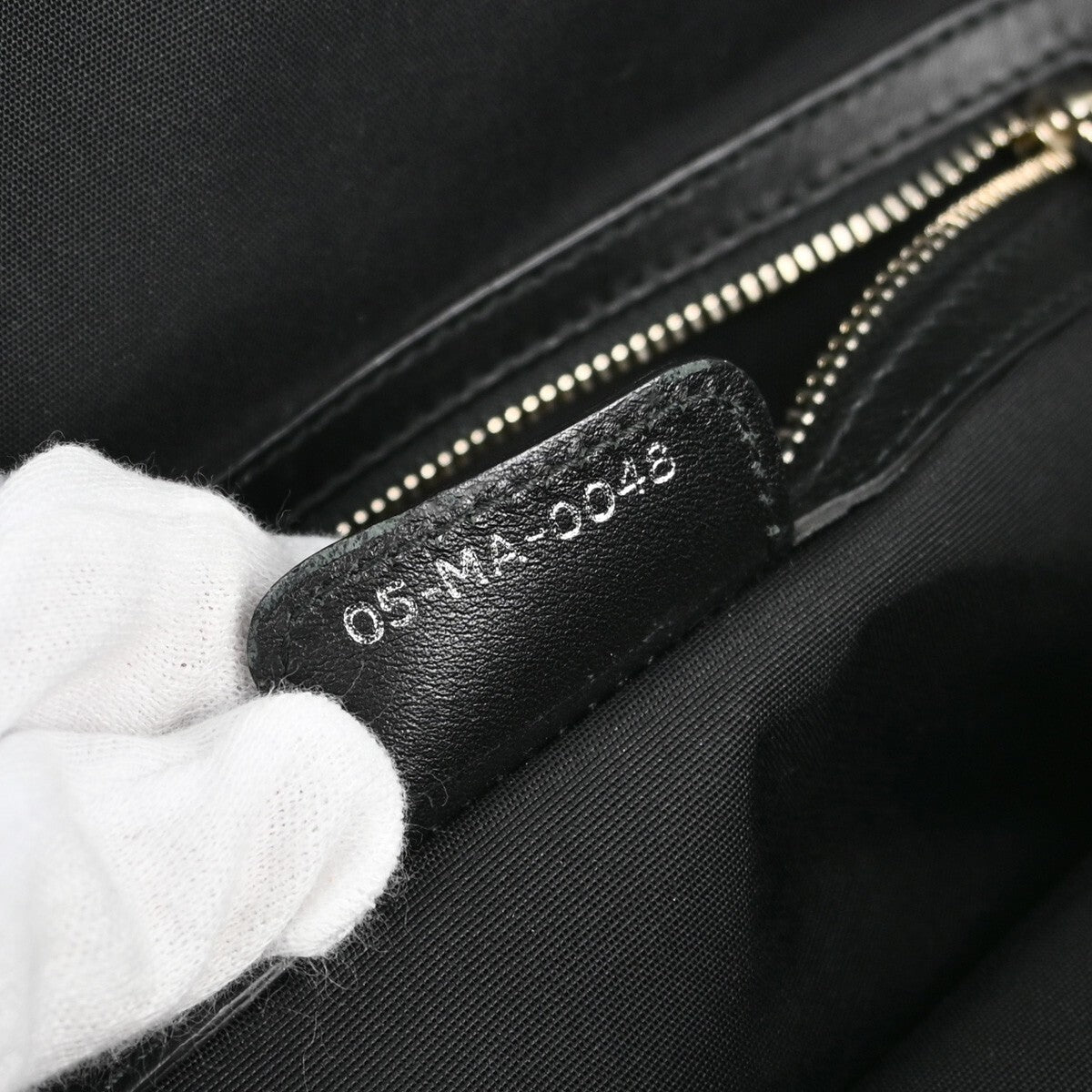 Christian Dior Karenina Tote Lambskin Black Leather Tote Bag Bag (Pre-Owned)