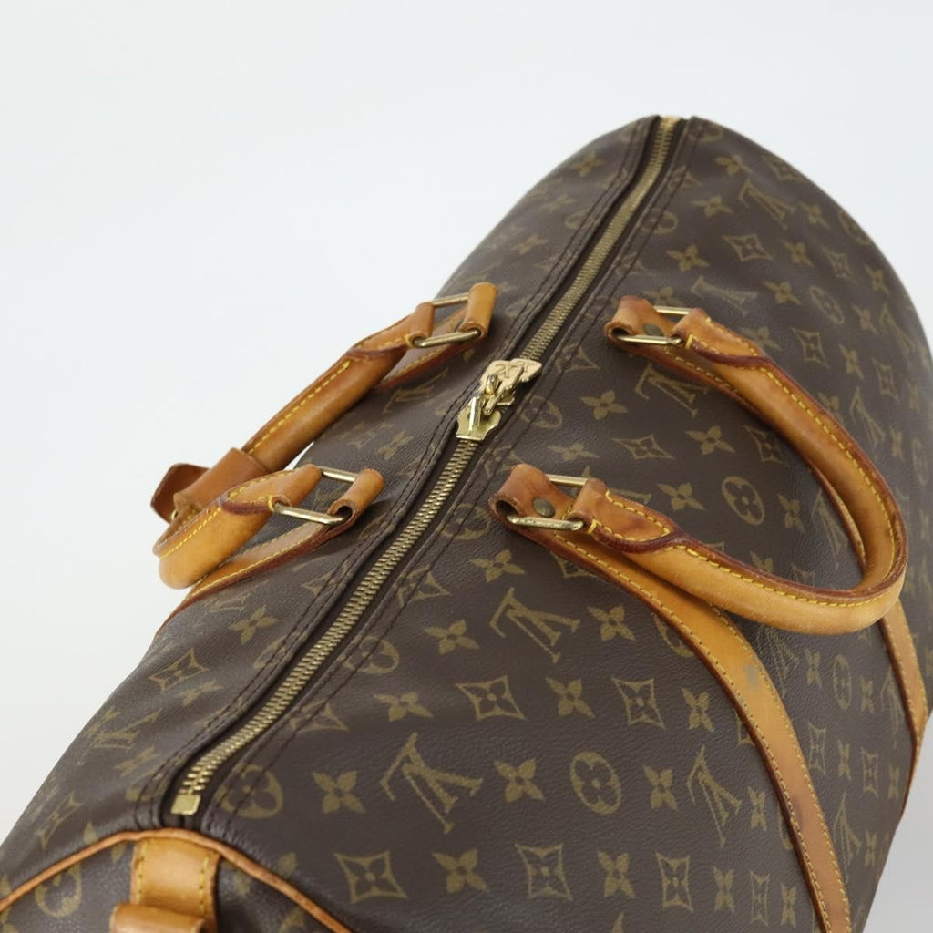 Louis Vuitton Keepall Bag Monogram Canvas Brown Canvas Travel Bag