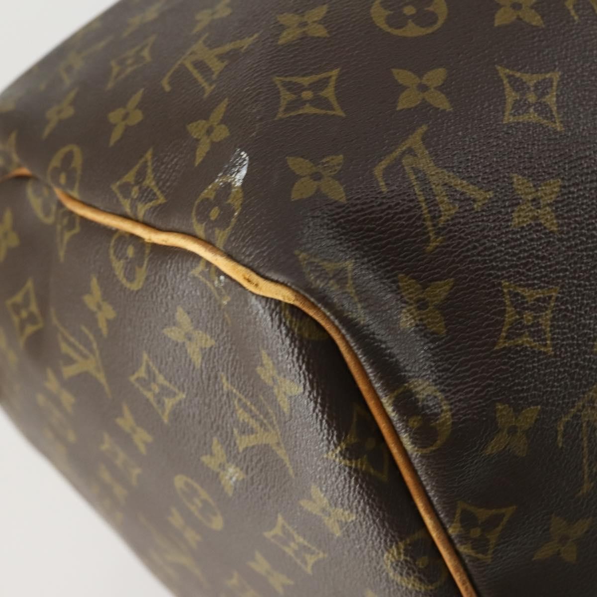 Louis Vuitton Keepall Bag Monogram Canvas Brown Canvas Travel Bag
