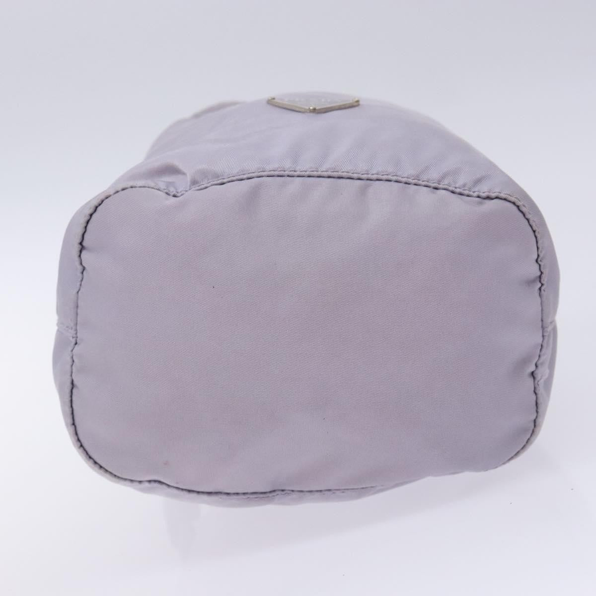 Prada Vela Drawstring Bucket Pouch Tessuto Purple Nylon Bag