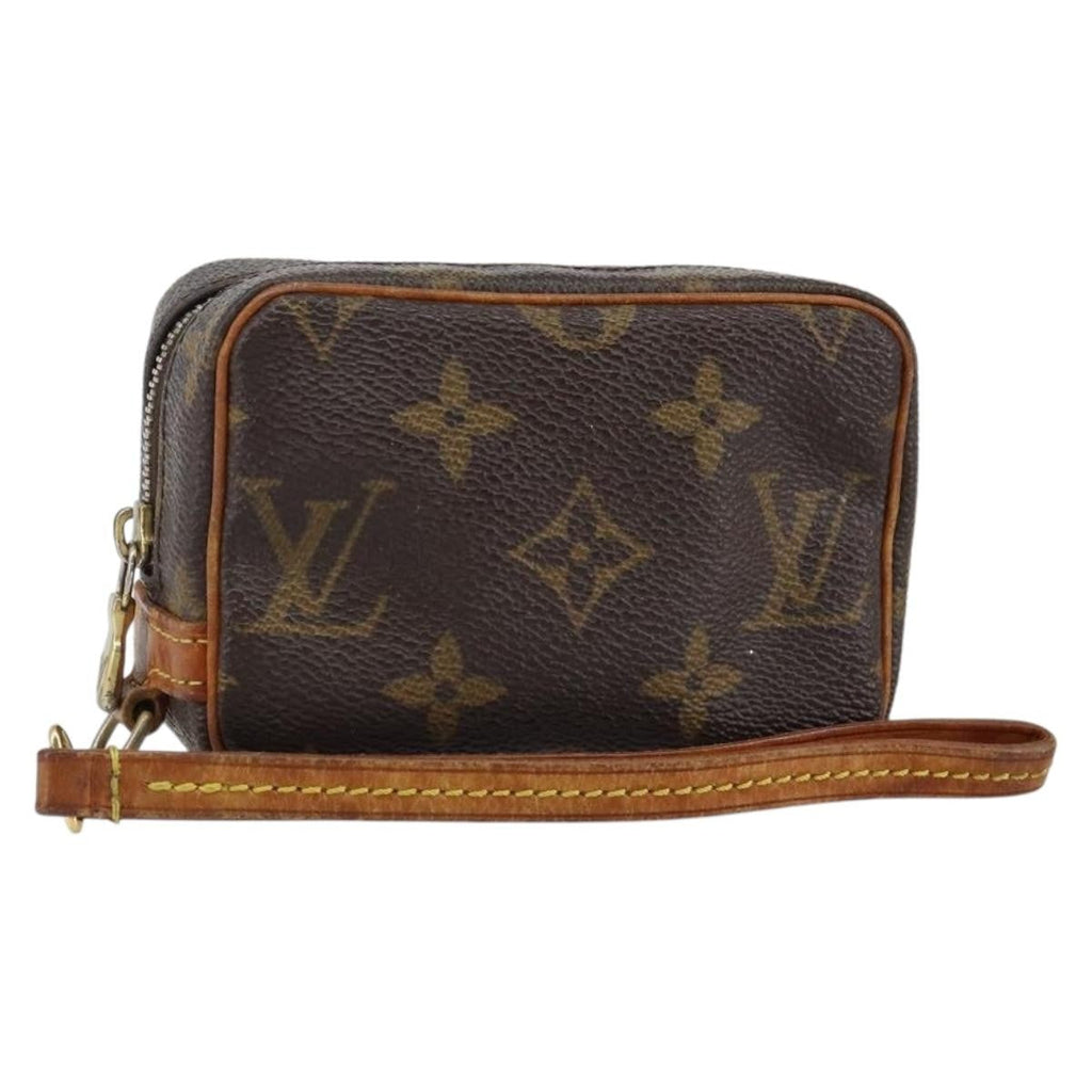 Louis Vuitton Wapity Trousse Pouch Monogram Canvas Brown Canvas Bag