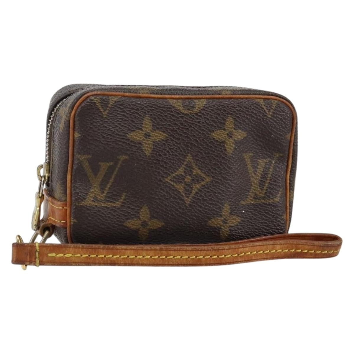 Louis Vuitton Wapity Trousse Pouch Monogram Canvas Brown Canvas Bag