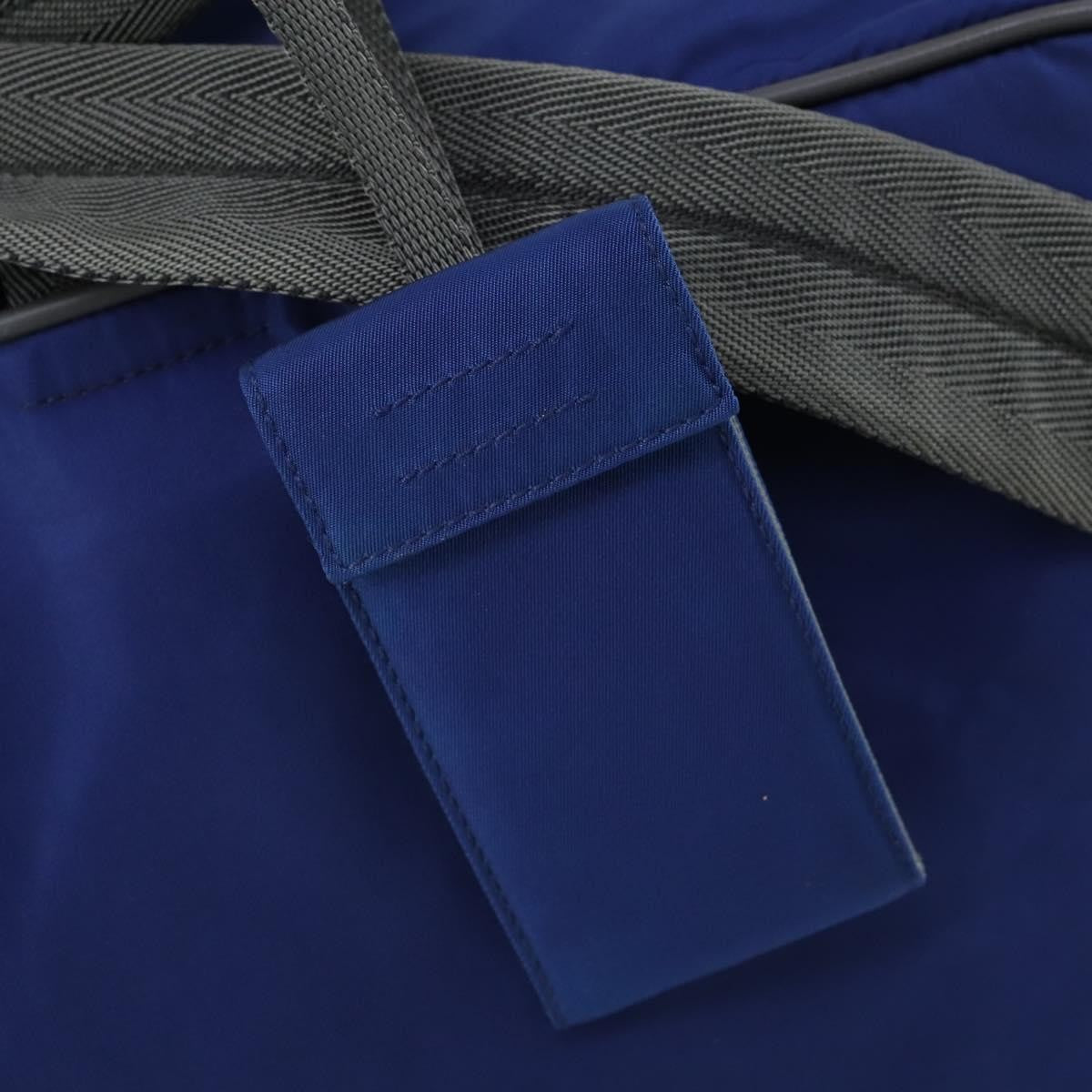 Prada Convertible Weekender Bag Tessuto Blue Nylon Travel Bag Bag