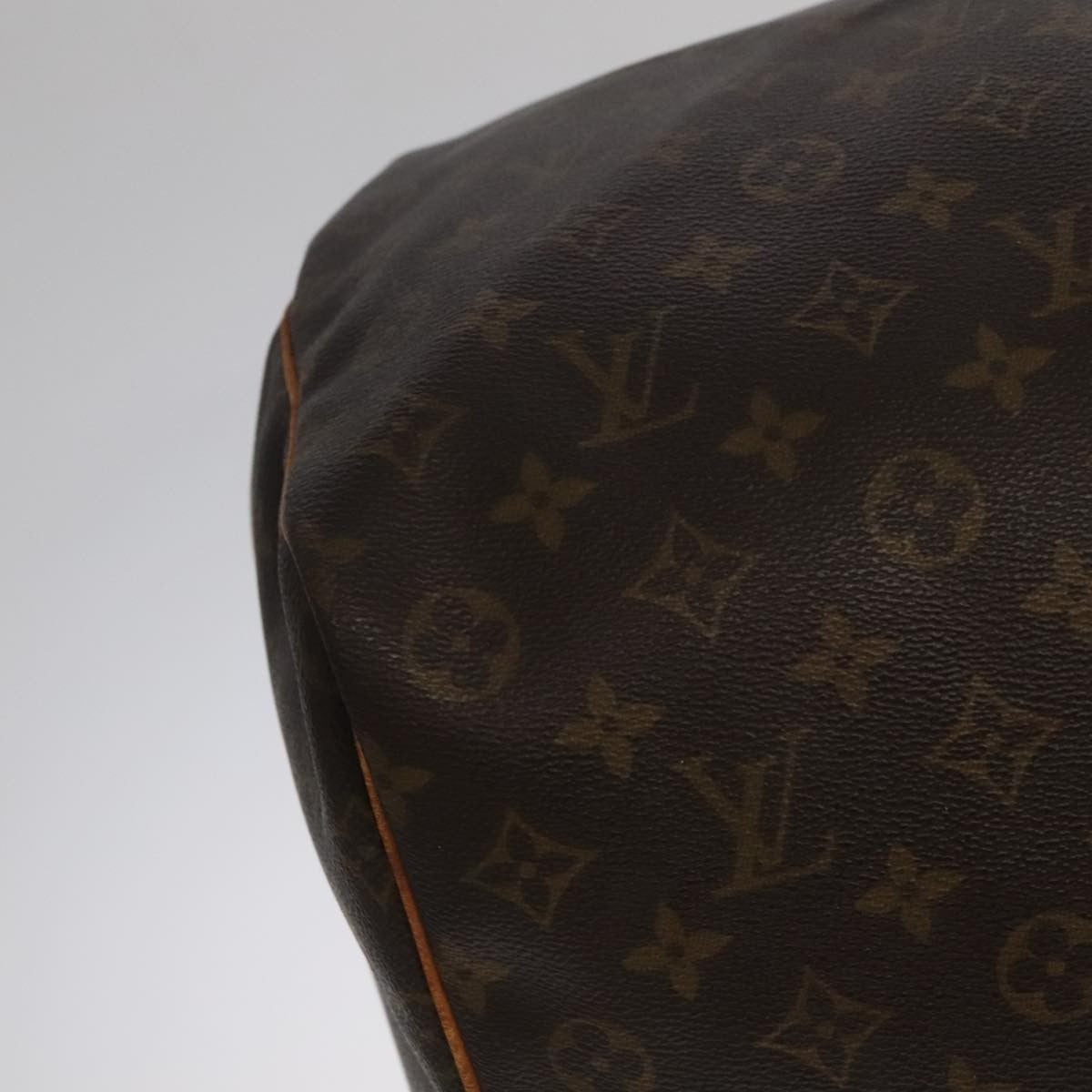 Louis Vuitton Keepall Bag Monogram Canvas Brown Canvas Travel Bag